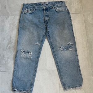 Zara Rhuigi Light Blue Relaxed Jeans